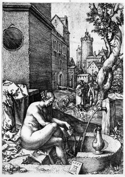 Susanna and the Elders, 1555 by Heinrich Aldegrever